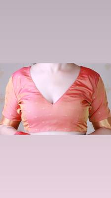 Soft silk saree with kamdhenu weaves zari woven saree 2