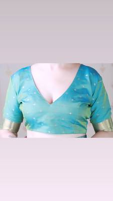Soft silk saree with kamdhenu weaves zari woven saree 2