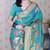 Soft silk saree with kamdhenu weaves zari woven saree