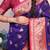 Zari woven peacock paithani silk saree