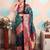 Zari woven peacock paithani silk saree
