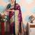 Zari woven peacock paithani silk saree