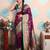 Zari woven peacock paithani silk saree