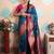 Zari woven peacock paithani silk saree