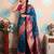 Zari woven peacock paithani silk saree