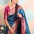 Zari woven peacock paithani silk saree