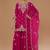 Pink embroidered vichitra semi-stitched palazzo style salwar suit