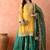 Yellow gotta sharara set with crystal detailing