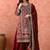 Maroon sharara set with zardozi & dabka work
