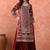 Maroon sharara set with zardozi & dabka work