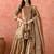 Golden gharara set with zardozi & kundan embroidery