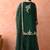 Green zardozi sharara set with dupatta