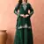 Green zardozi sharara set with dupatta