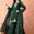 Green zardozi sharara set with dupatta