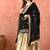 Black gharara set with zardozi & dabka work