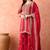 Rani pink sharara set with zardozi work