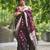 Banarasi soft silk silver zari woven saree