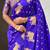 Soft silk dual zari woven saree with nandi border