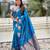 Soft silk dual zari woven saree with nandi border