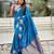 Soft silk dual zari woven saree with nandi border