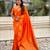 Soft silk dual zari woven saree with nandi border