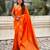 Soft silk dual zari woven saree with nandi border