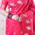 Soft silk dual zari woven saree with bird border
