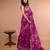 Magenta Bhagalpuri Silk With Slick Golden and White Border