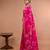Pink Bhagalpuri Silk With White Printed Floral Motives
