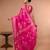 Pink Bhagalpuri Silk With White Printed Floral Motives