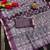 Wine Woven Cotton Silk Saree with Blouse Piece
