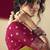 Viscose silk pear saree with rich zari weaving & designer tassels