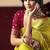 Viscose silk pear saree with rich zari weaving & designer tassels