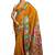 Women mustard tushar silk with zari border and designer pallu