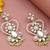 Heart shaped beaded earrings