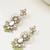 Heart shaped beaded earrings