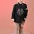 Black embroidered cotton shirt