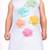 White embroidered faux polyester dress