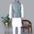 Men’s cream kurta churidar with gray printed waistcoat (rg-19550-36)