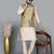 Men’s double tone kurta churidar with blue flower waistcoat (rg-19557-36)