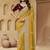 Yellow zari and cords soft silk saree with designer blouse fabric