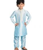 boy's aqua kurta and pyjama