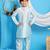 Jbn creation boy's aqua kurta and pyjama