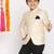 Jbn creation boy's cream embroidered jodhpuri bandhgala