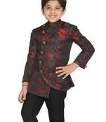 boy's maroon jodhpuri