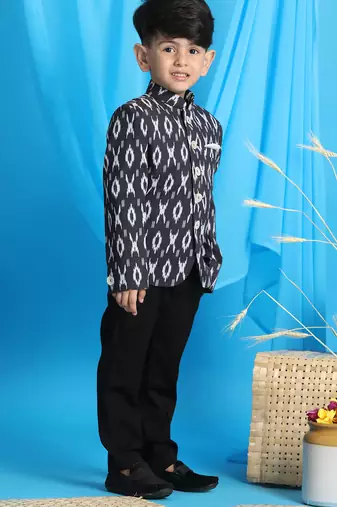 boy's black jodhpuri