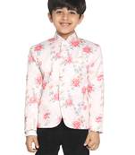 boy's multicolor-base-peach jodhpuri