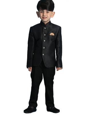 boy's black jodhpuri 1