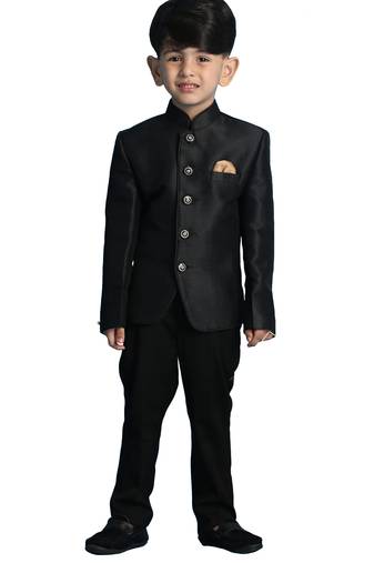 boy's black jodhpuri
