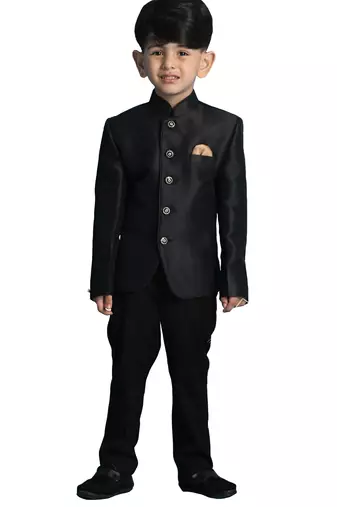 boy's black jodhpuri